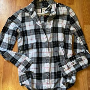 Black and white flannel
